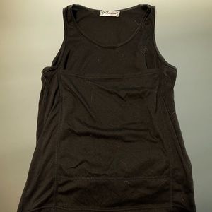 Black Baby Wearing Tank Top